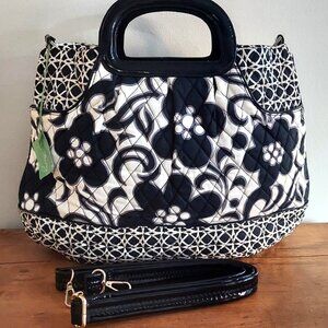 Vera Bradley Charleston Night & Day Tote🖤🤍